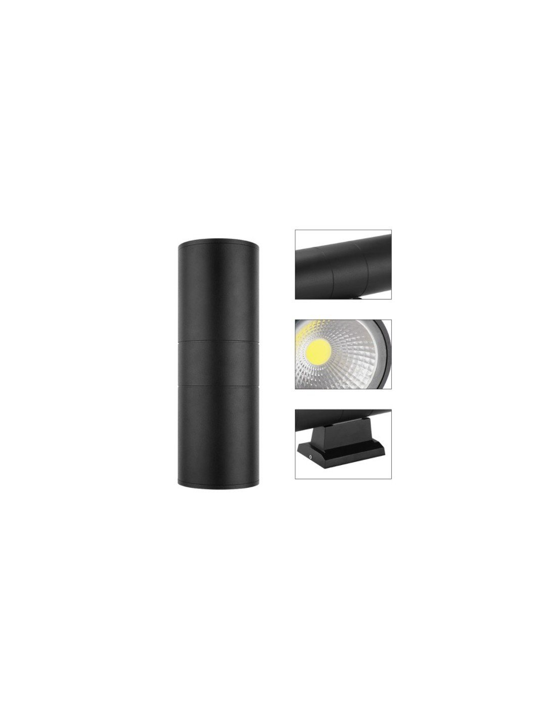 Cylindrical LED Outdoor Wall Lamp
