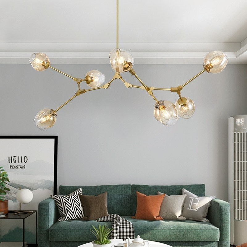 Branching Bubble Chandelier