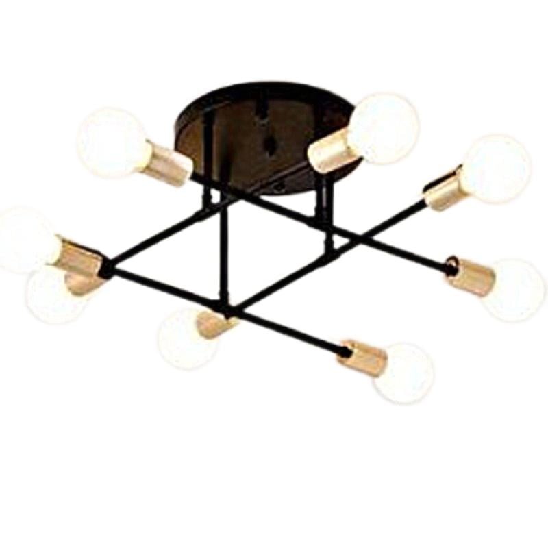 Smuxi 6/8 Head LED Industrial Iron Ceiling Light