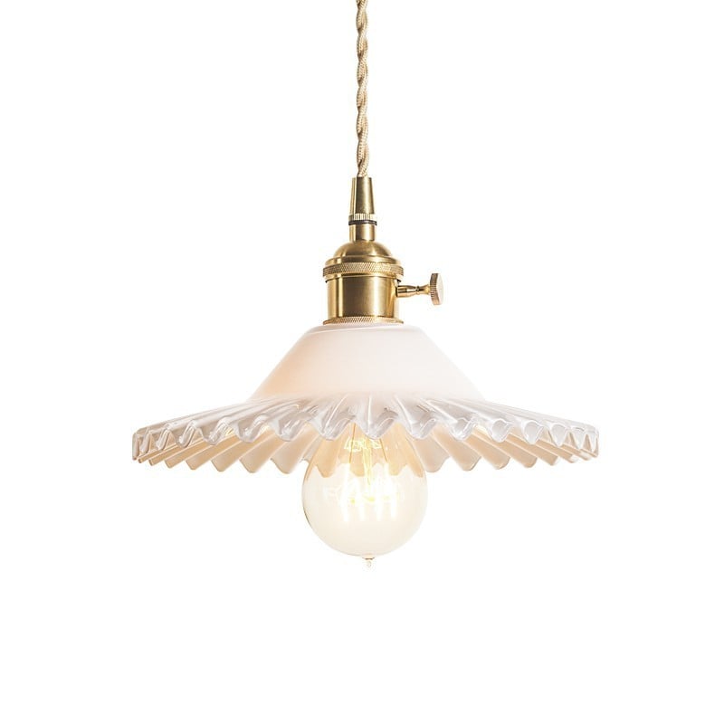 Exotic Vintage Glass Pendant Light