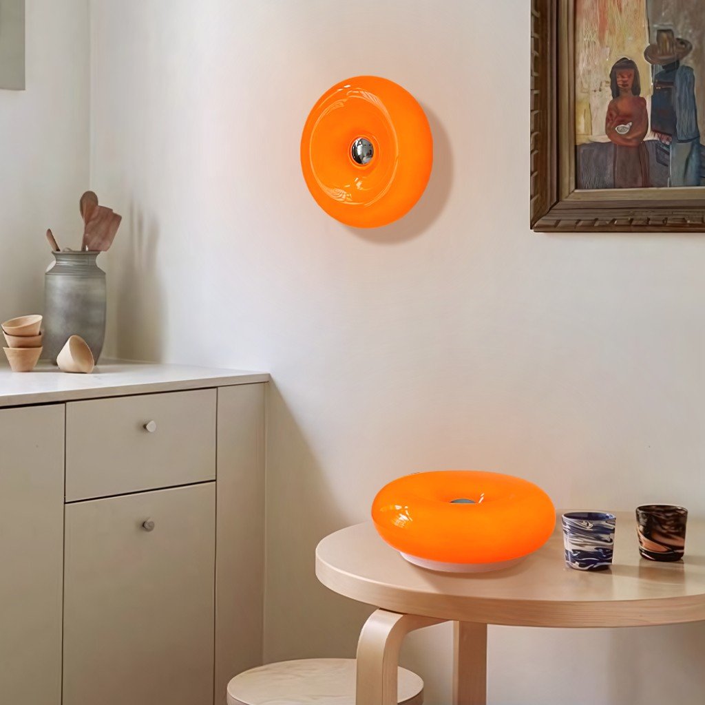 Solana Donut Round Wall Lamp