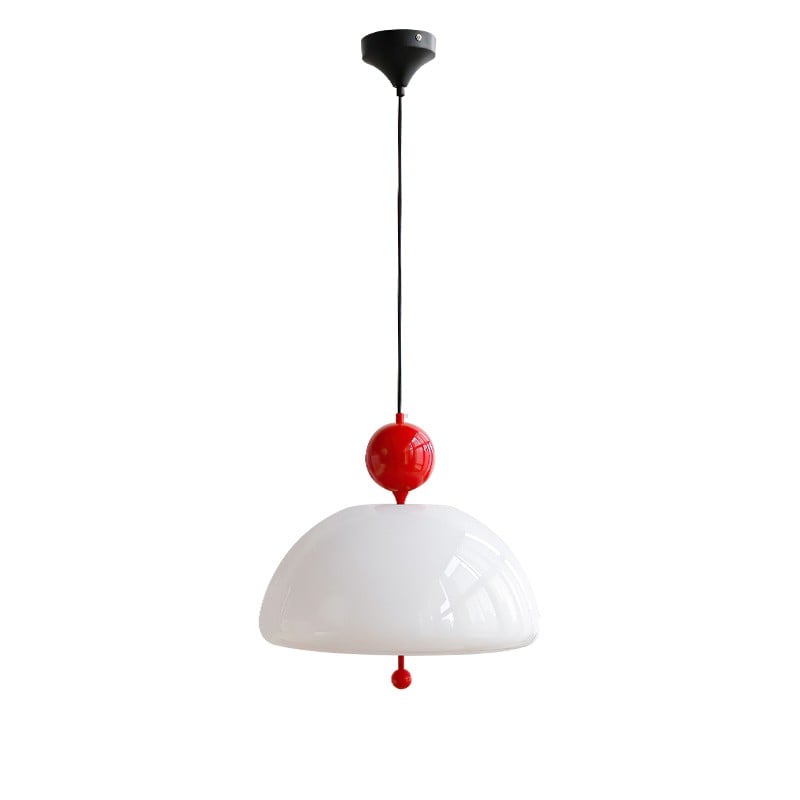 White Jade Glass Restaurant Lamp