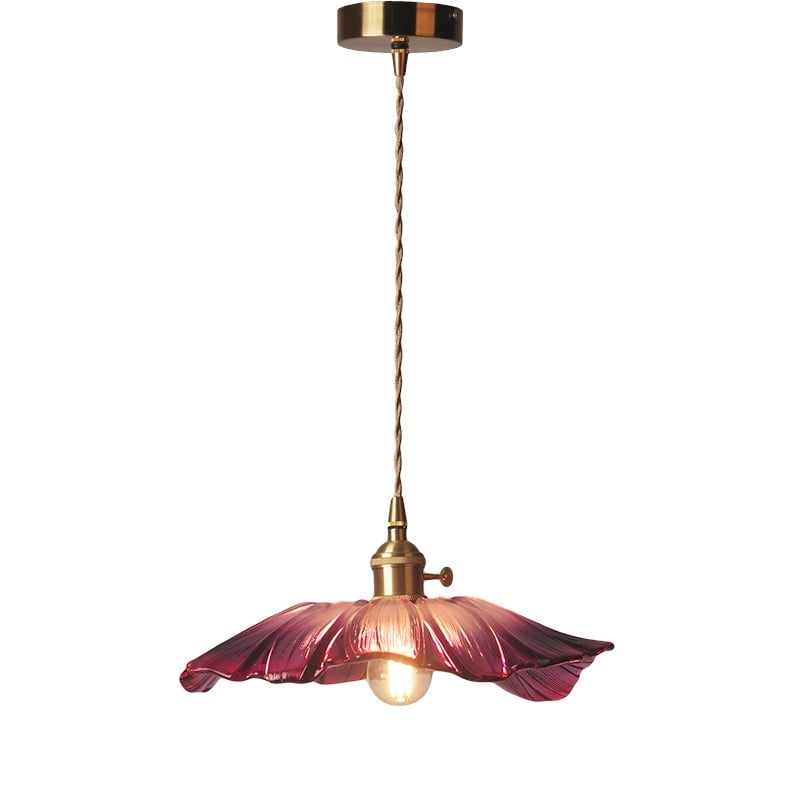 Lotus Glass Pendant Lamp