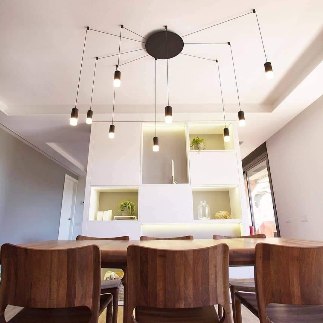 Wireflow Free Form Suspension Lamp
