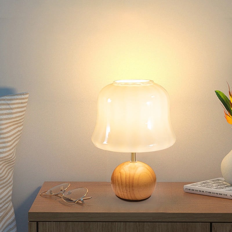 Jello Glass Mushroom Lamp