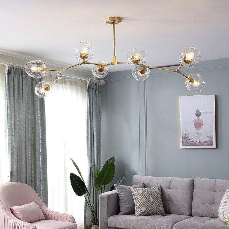 Branching Bubble Chandelier