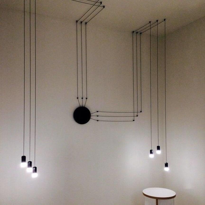 Wireflow Free Form Suspension Lamp