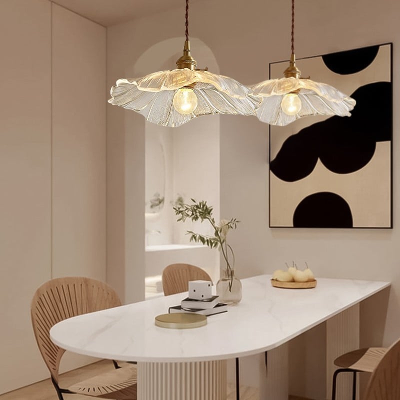 Lotus Glass Pendant Lamp
