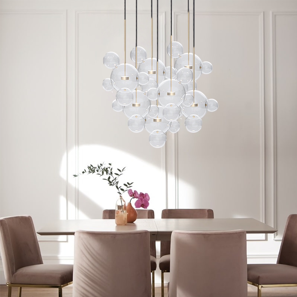 Goffney BOLLE Glass Chandelier