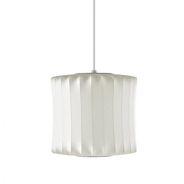 Art Deco Silk Bubble Pendant Lamp In Pear Apple Sphere Lantern Shape For Dining Room