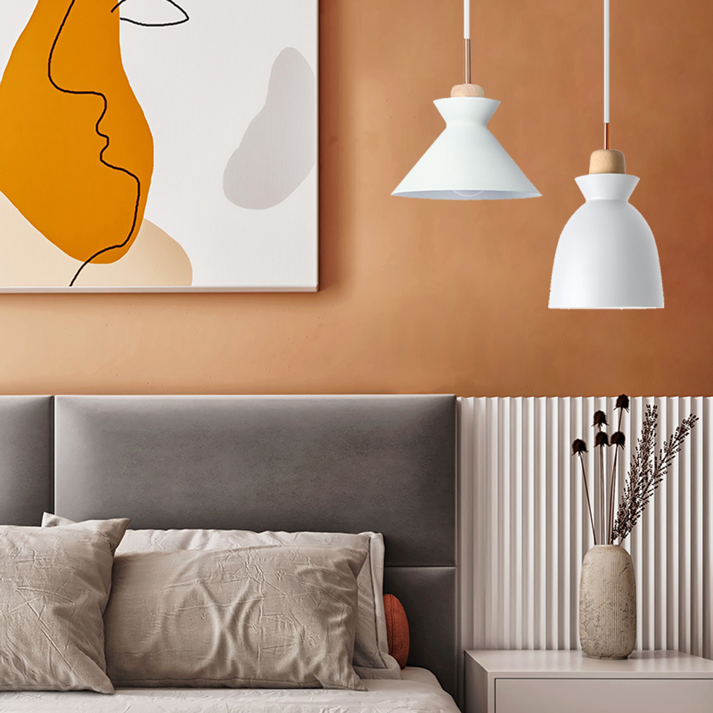 Meagen Macaroon Wood Pendant Light