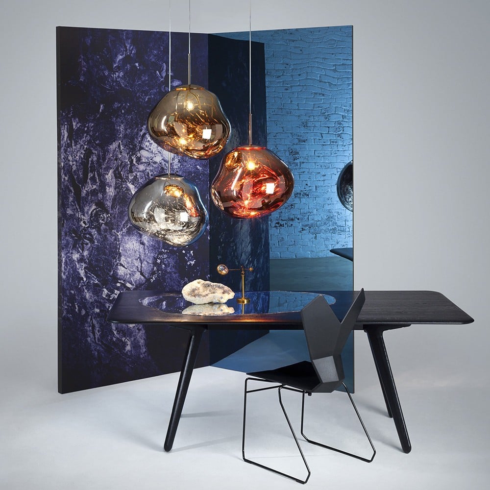 Novelty Vibrant Lava Glass Melt With Futuristic Sense Dining Room Pendant Lamp