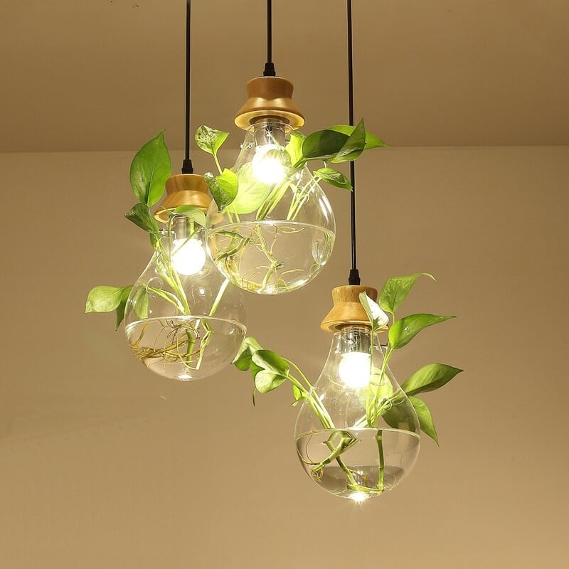 Hydroponic Plant Pendant Lamp