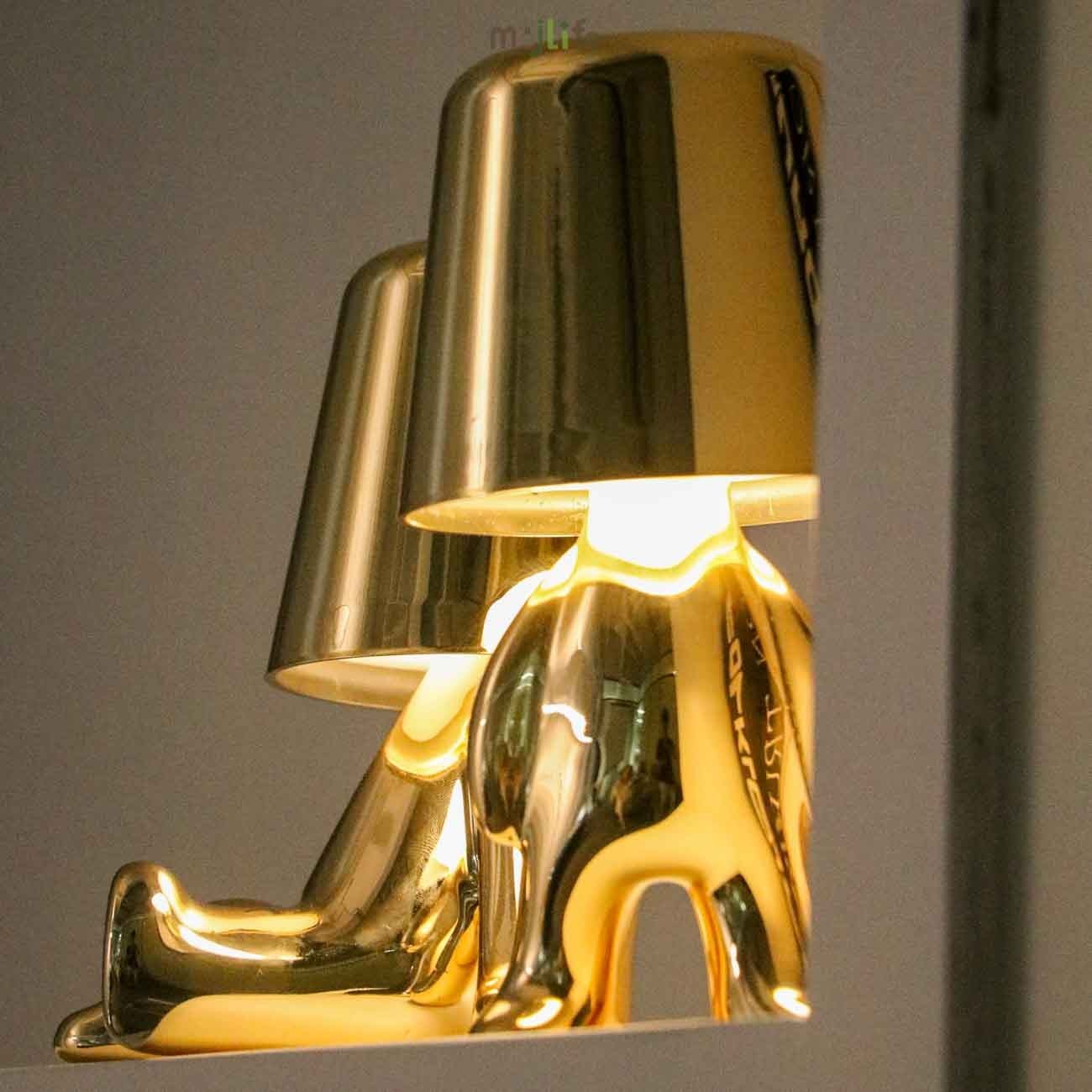 Golden Thinker LED Rechargeable Touch Night Lamp