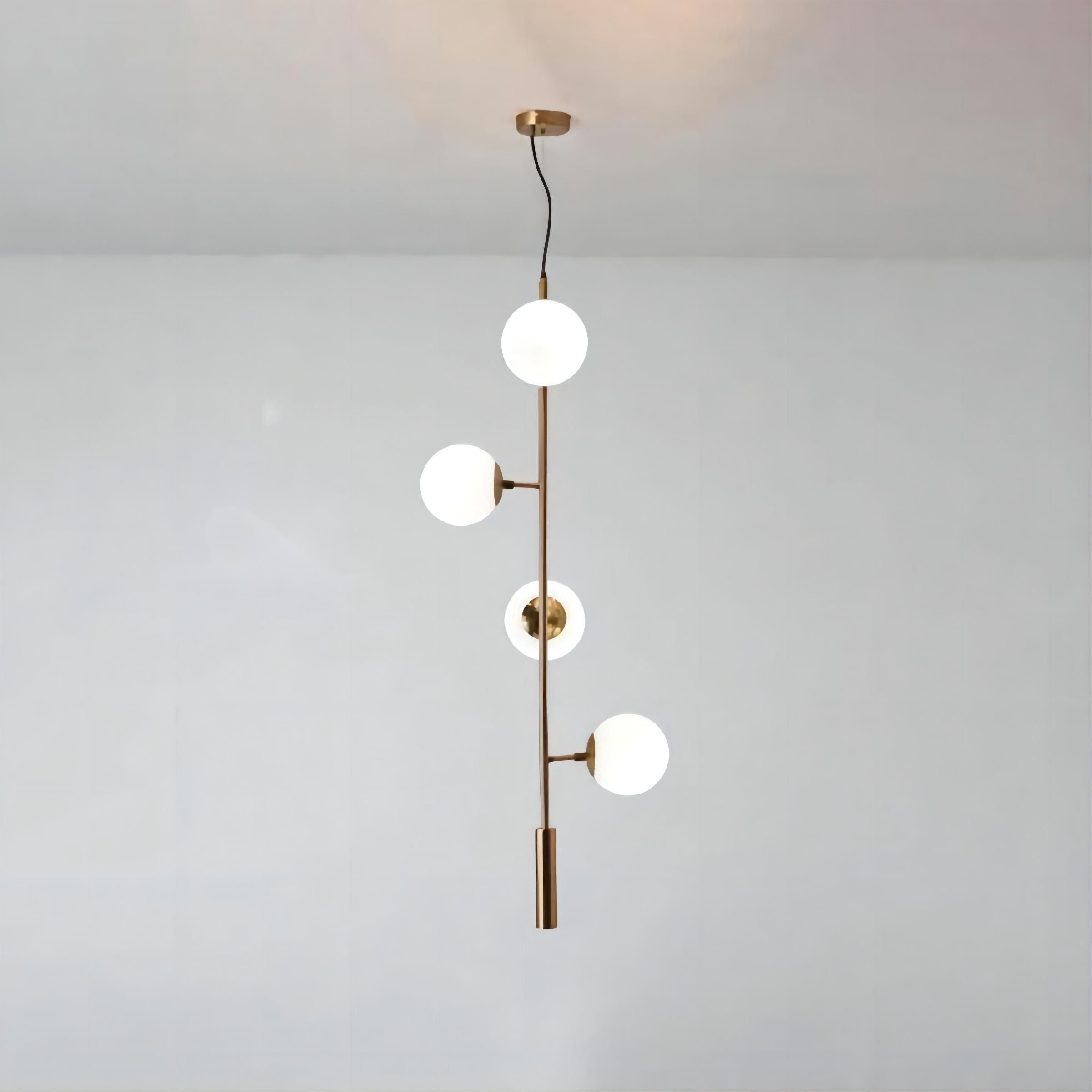 Industrial Orb Multi Lights Glass Hanging Light For Living Room Available In 6 Or 4 Heads