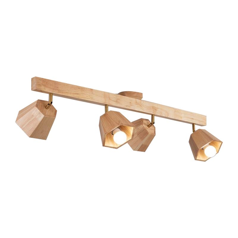 Hexagon Wooden Spotlight