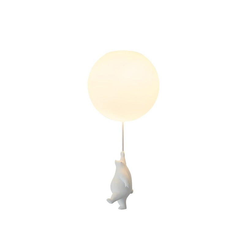 Cartoon Bear Balloon Ceiling Lamp