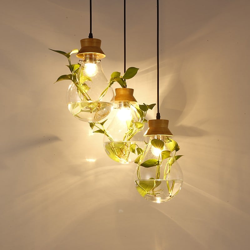 Hydroponic Plant Pendant Lamp