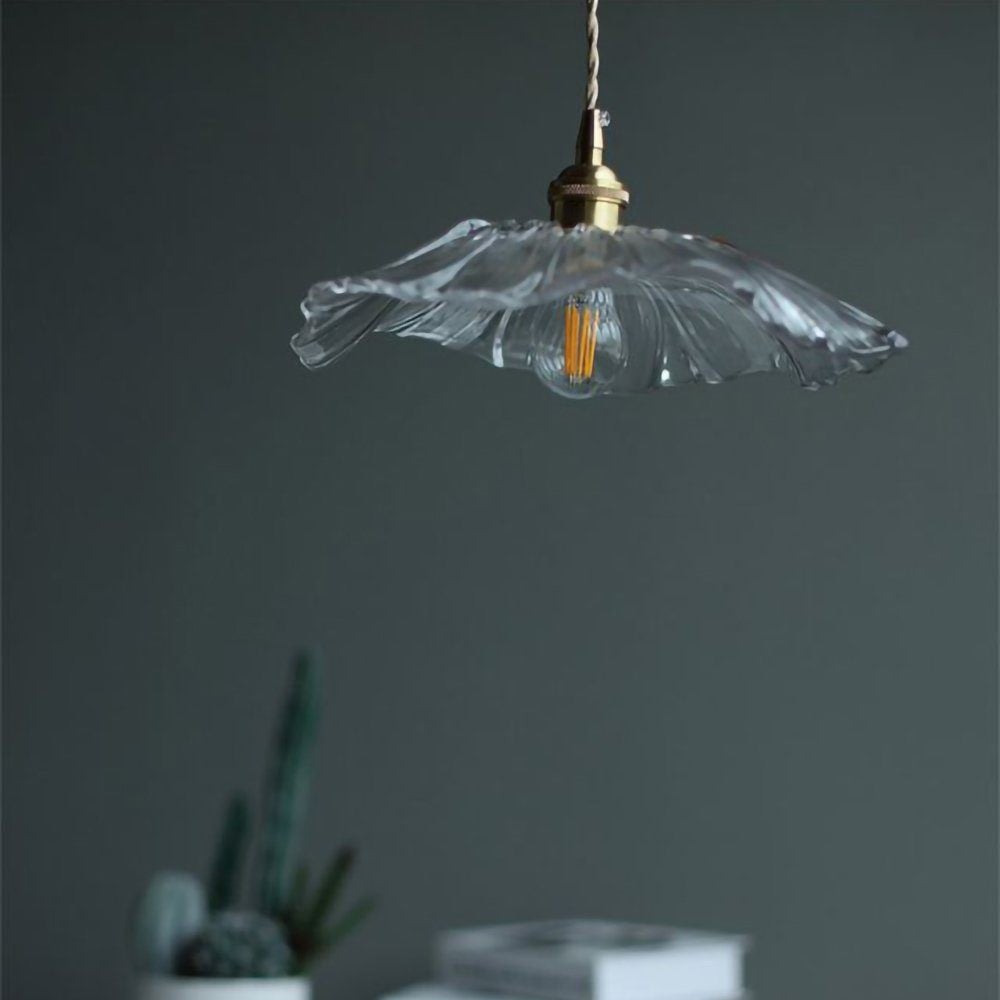 Lotus Glass Pendant Lamp