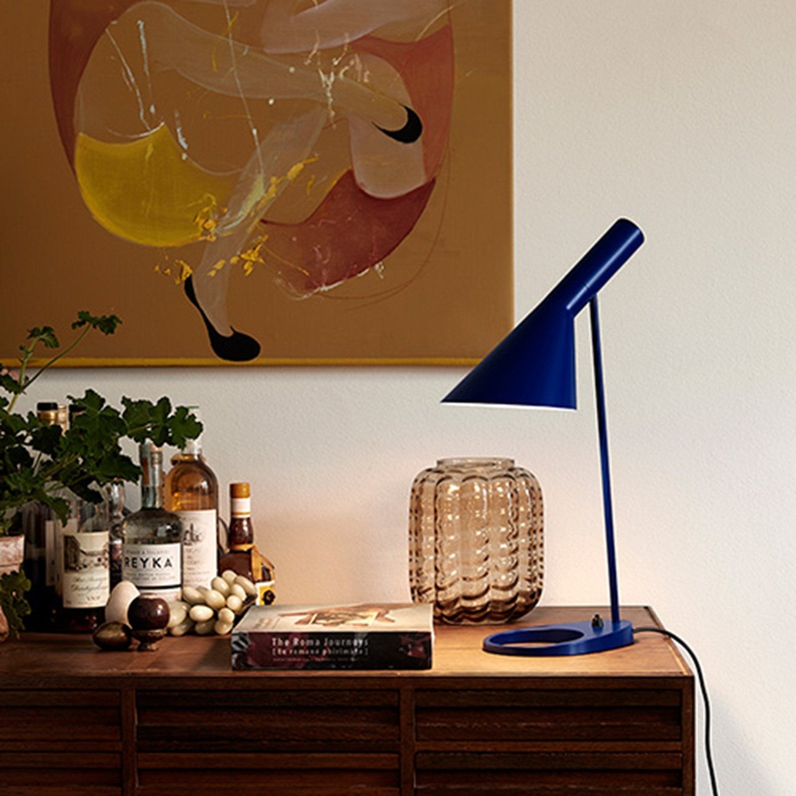 Classic Directional Asymmetrical Metal Table Lamp
