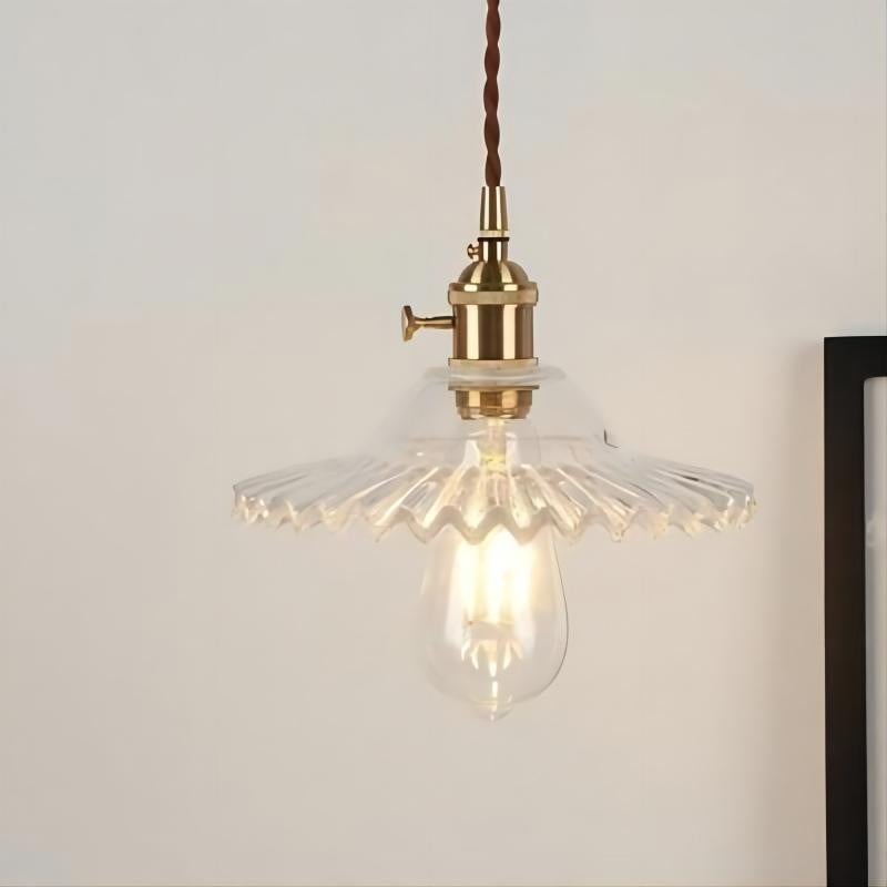 Exotic Vintage Glass Pendant Light
