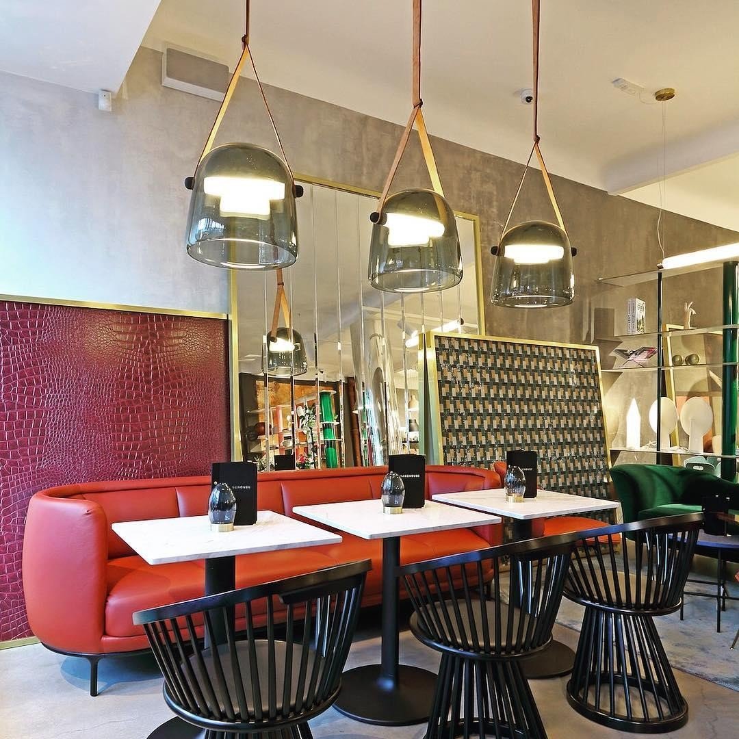 Mona glass pendant lamp