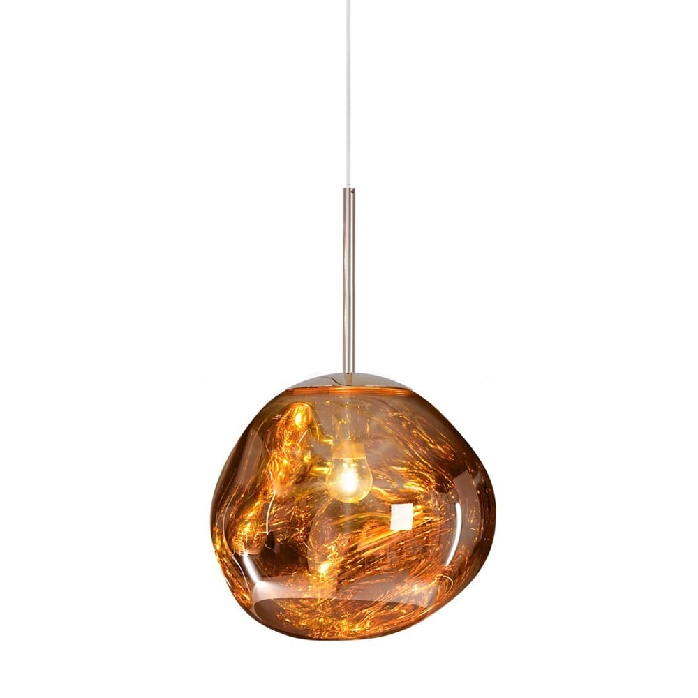 Novelty Vibrant Lava Glass Melt With Futuristic Sense Dining Room Pendant Lamp