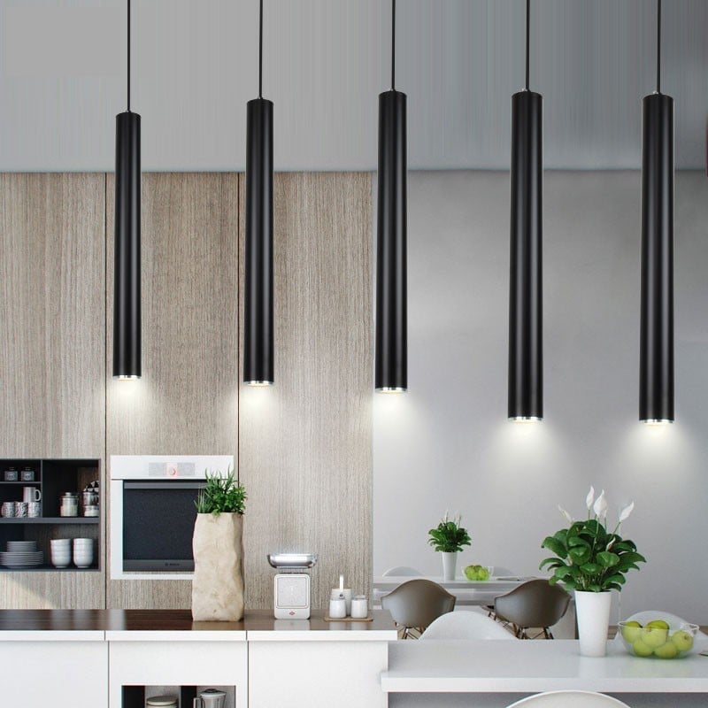 Modern Tube Pendant Lamp