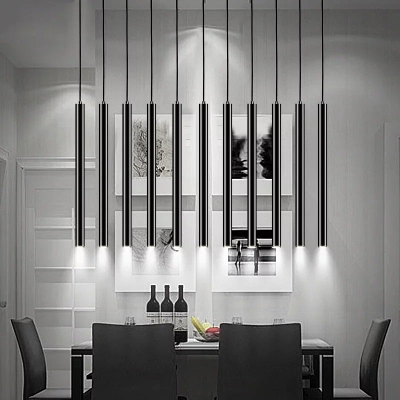 Modern Tube Pendant Lamp