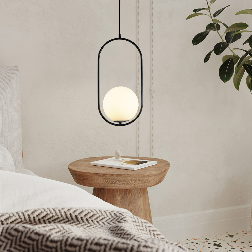 Phyllis Geometric Glass Pendant Light