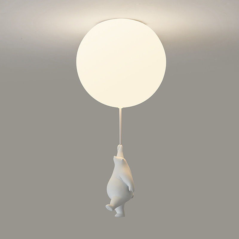 Cartoon Bear Balloon Ceiling Lamp