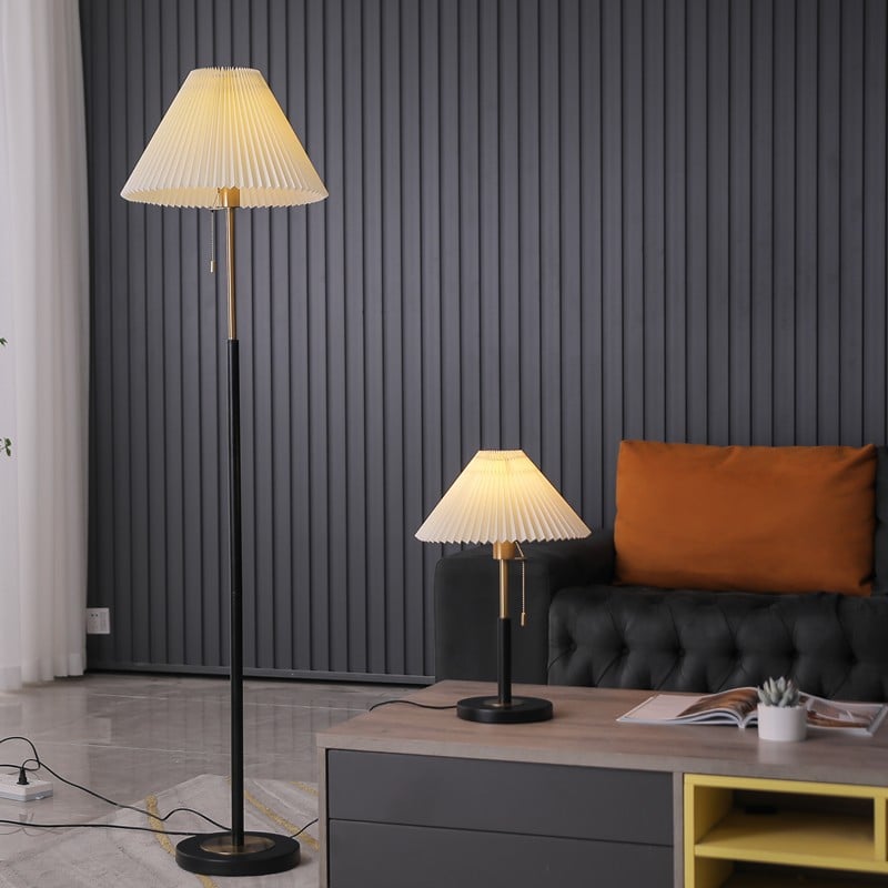 Decorative Pleated Shade Series Lamps