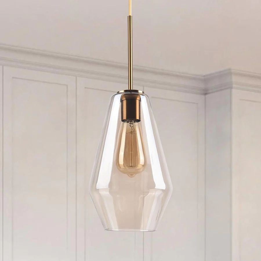 Geometric Glass Pendant Light