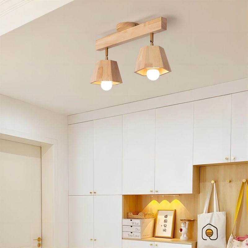 Hexagon Wooden Spotlight