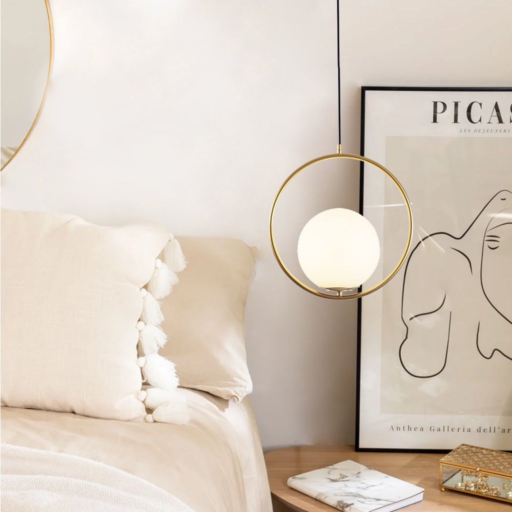 Phyllis Geometric Glass Pendant Light