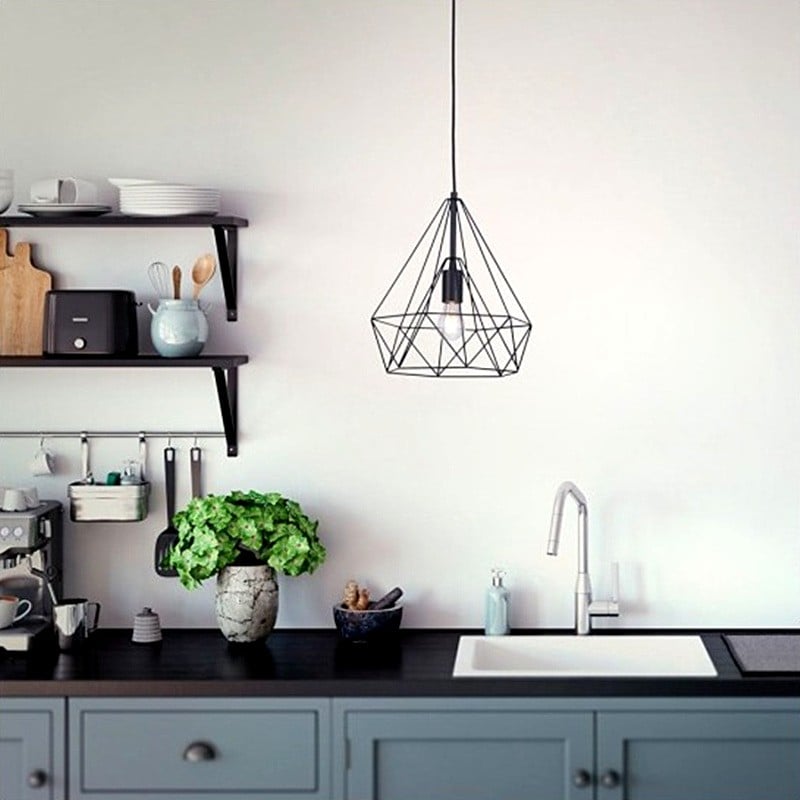 Metal Wire Pendant Lamp