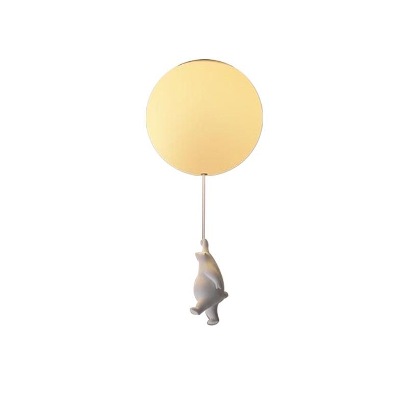Cartoon Bear Balloon Ceiling Lamp