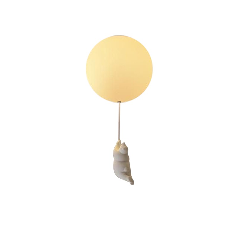 Cartoon Bear Balloon Ceiling Lamp