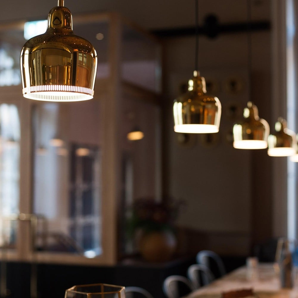 A330S Golden Bell Pendant Lamp