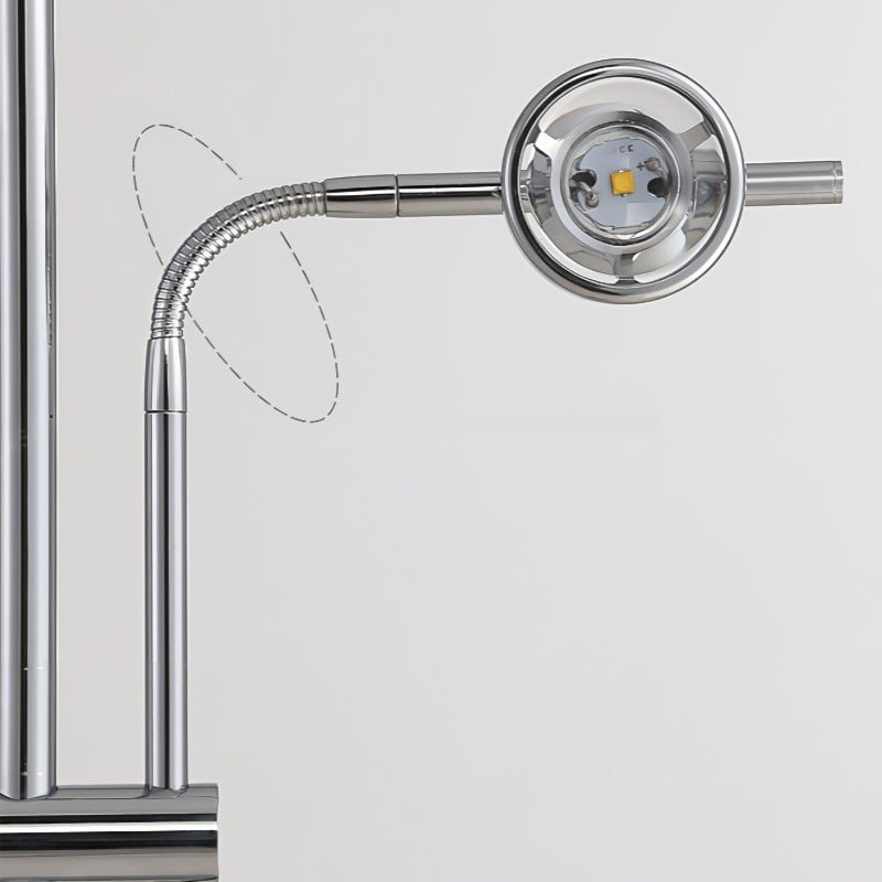 Traditional Wa Wa Flex Multi Heads Metal Floor Lamp Available In 3 Or 5 Heads For Bedroom