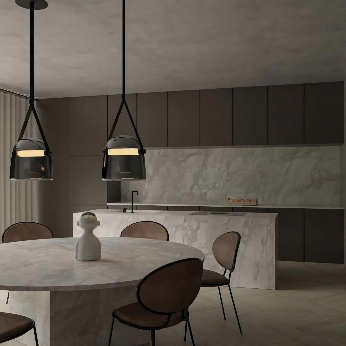 Mona glass pendant lamp