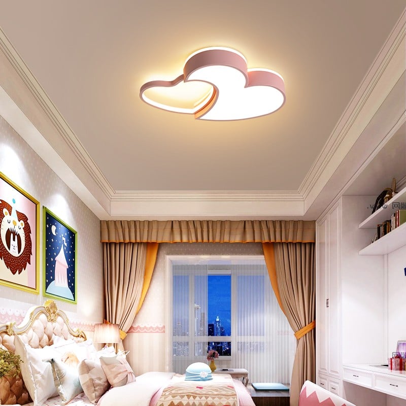 LED Heart Shaped Acrylic Ceiling Light