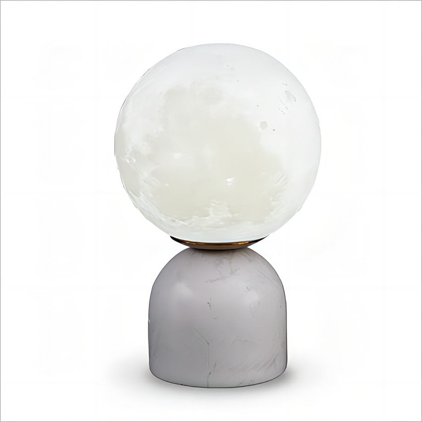 Marble Planet Bedroom Night Light Table Lamp
