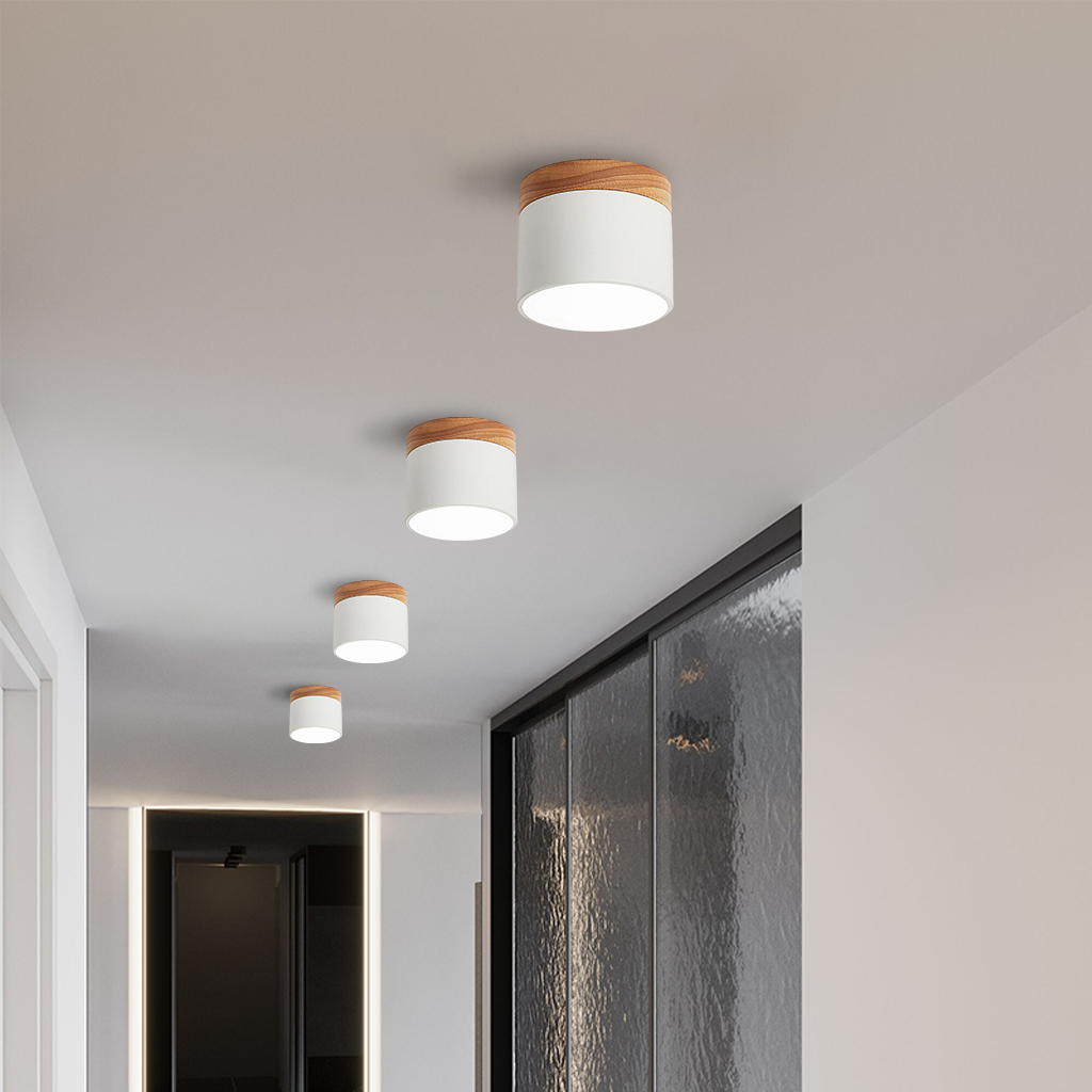 Gupton Cylindrical LED Ceiling Light