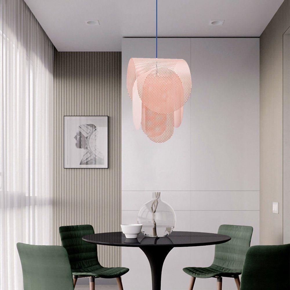 Perforated Metal Pendant Light