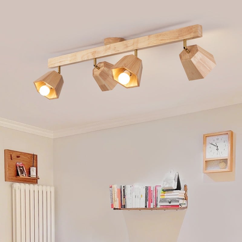 Hexagon Wooden Spotlight