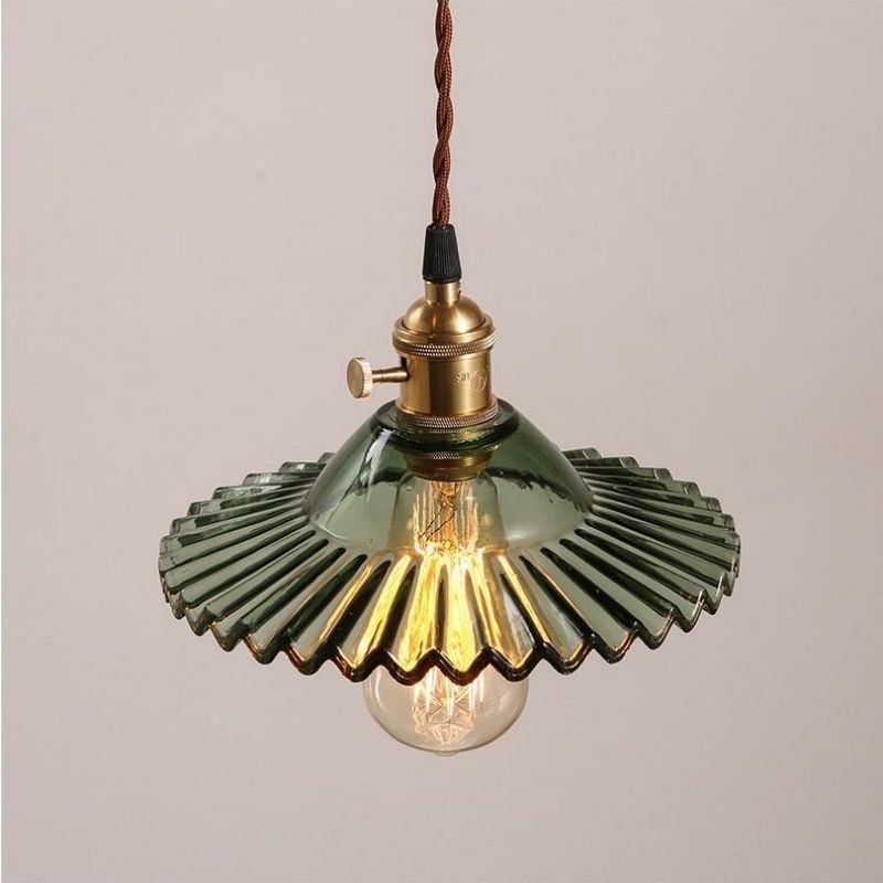 Exotic Vintage Glass Pendant Light