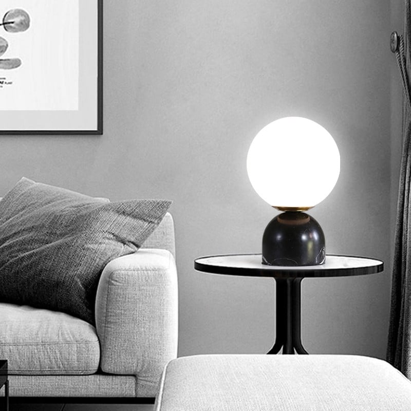 Marble Planet Bedroom Night Light Table Lamp