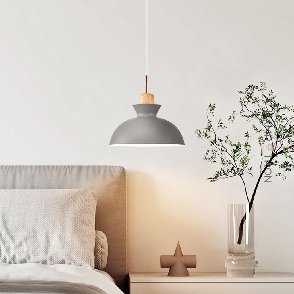 Meagen Macaroon Wood Pendant Light
