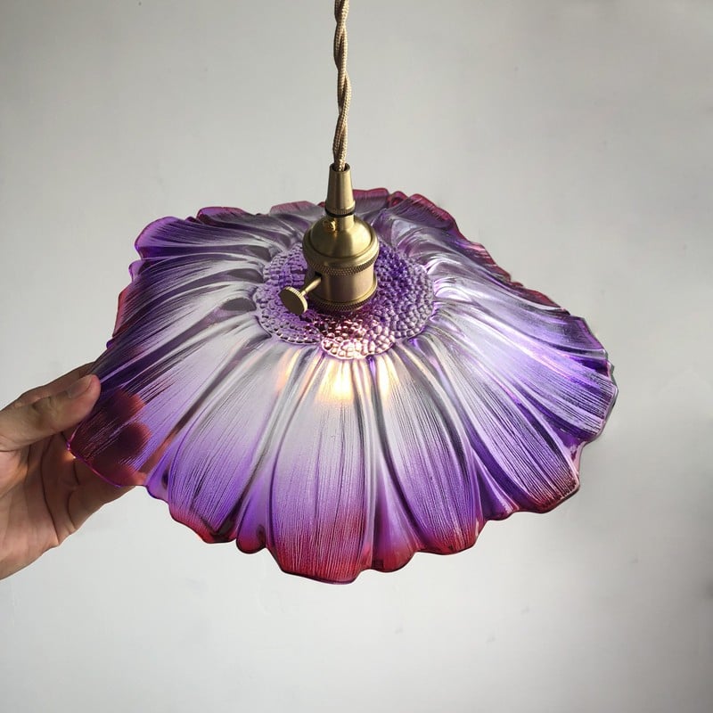 Lotus Glass Pendant Lamp